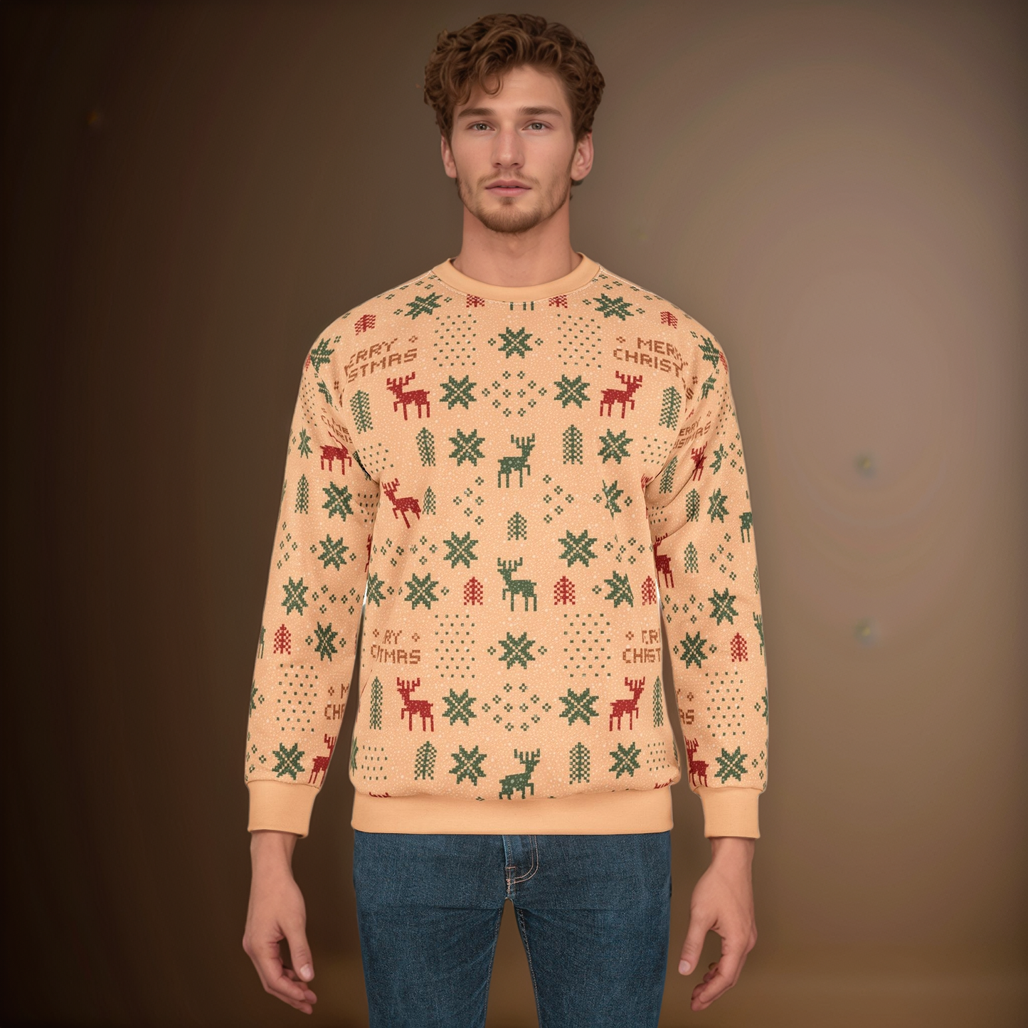 Festive Reindeer Sweatshirt