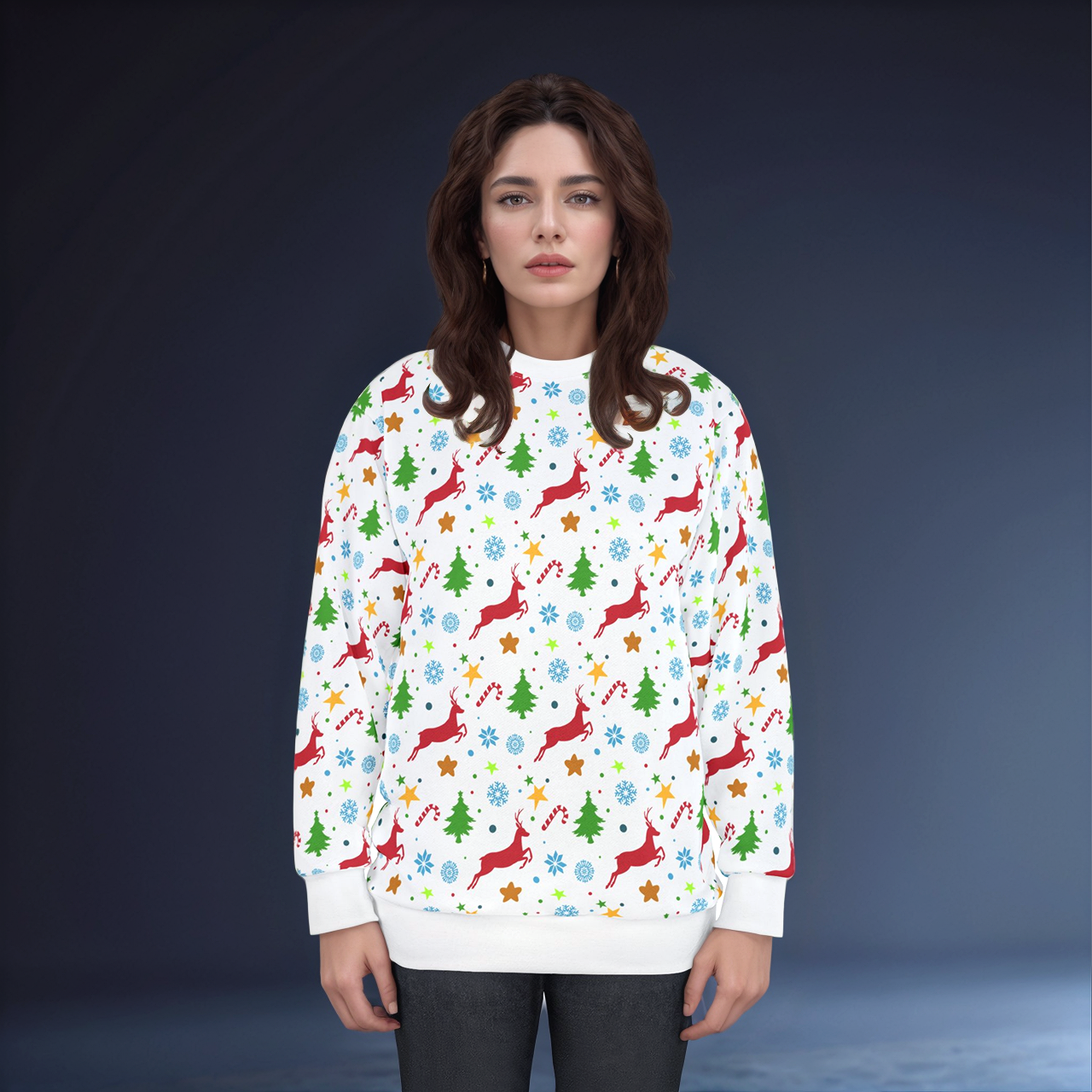 Jumping Reindeer Sweatshirt